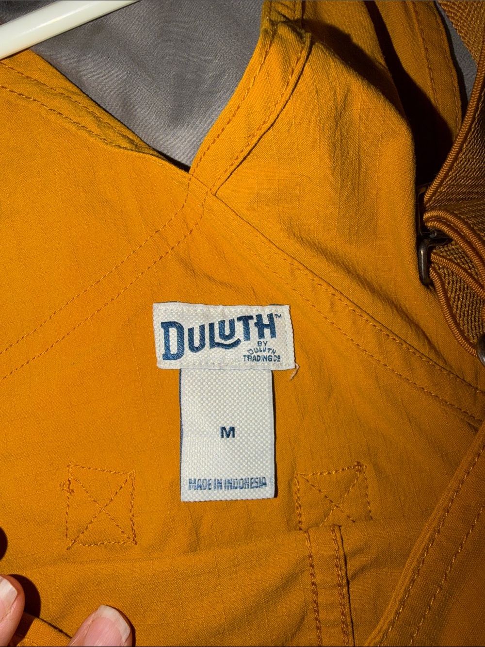 Duluth Mustard Cargo Overalls One-Piece - Picture 2 of 4